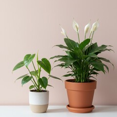 Fototapeta premium Minimalist Plant Decor