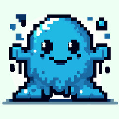 Clean outline ensures smooth vectorization.