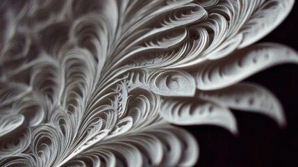 Intricate paper art