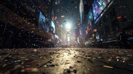 New Year's Eve confetti