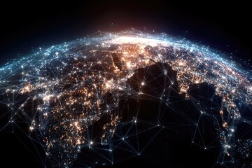 A global network of interconnected cities