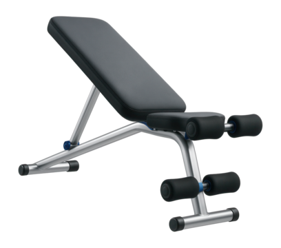 Portable sit-up bench with detachable footrests and a lightweight aluminum frame