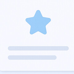 Fototapeta premium Minimalist UI Kit — Buttons, Cards, Switches