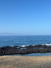 rocks and sea