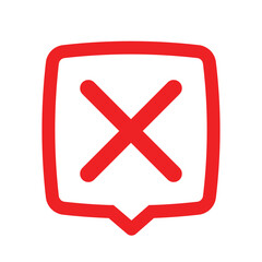 Obraz premium Red Cross mark icon