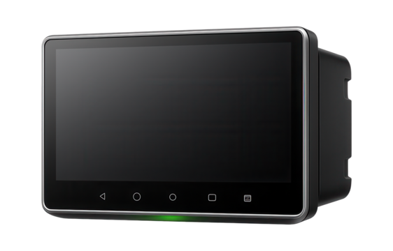 In-dash car stereo with a 8-inch edge-to-edge touchscreen and Wi-Fi connectivity