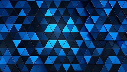 Abstract blue triangle pattern background