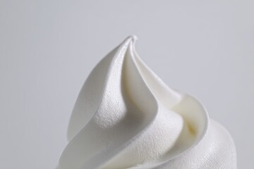 Closeup Whipped Cream Dessert Texture