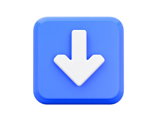 blue download button