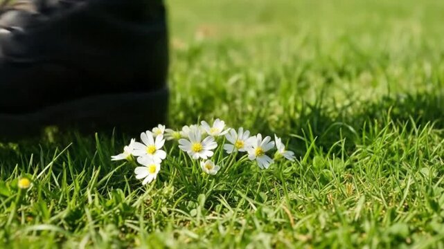 Trampling Fake Flowers: Satisfying Destruction?