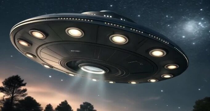 Video of a UFO flying for UFO day