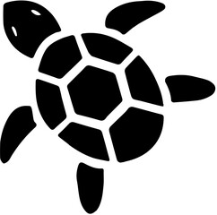 Obraz premium vektor illustration baby turtle,Baby sea turtle swimming , Little turtle on a white beach,vector illustration of a baby turtle hatching from eggs on a sandy beach surrounded by seaweed