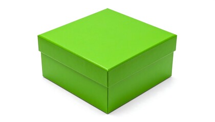 Fototapeta premium Bright green gift box