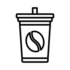 coffee cup icon vector