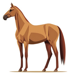 Obraz premium PNG Horse animal cartoon mammal.