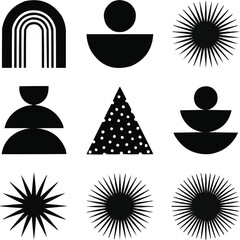 set of vector icons for design