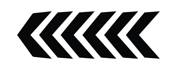 Road navigation arrows. road caution, military, navigation sign. Driving direction mark. halftone arrow icons, effect, pointer, speed direction, 