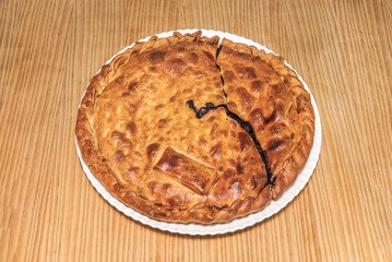 The secret to a perfect empanada is not to overfill the dough so that it can be sealed tightly