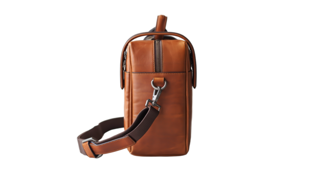 old suitcase isolated on white background - Powered by Adobe