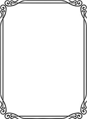 decorative frame with floral ornament,Frame with Floral Accents with ornate border for Empty page decoration, picture frames, invitations and greeting card template framing