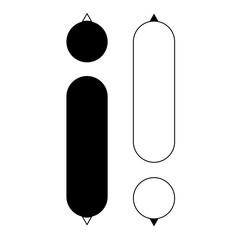 黒と白のフキダシ
