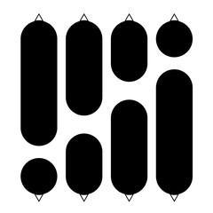 縦書きの黒い吹き出し
