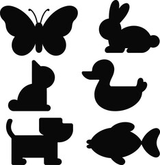 "Animal Silhouettes Collection"