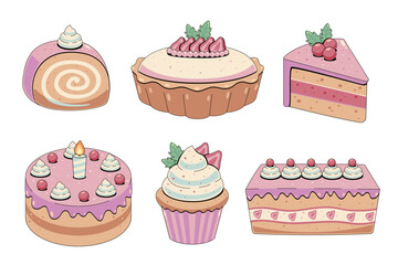 Strawberry Cake Collection