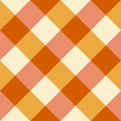 orange plaid