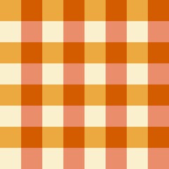 orange plaid