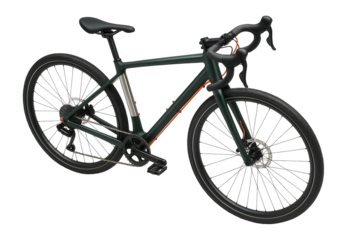 Gravel bike with a split seat tube design and external cable guides