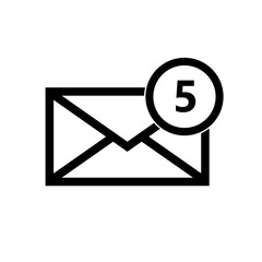 Email symbol letter icon.