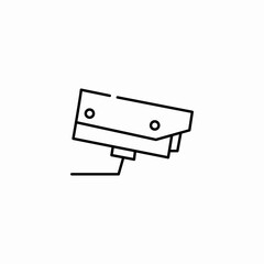 security camera surveillance icon sign vector