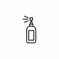 spray bottle dispenser icon sign vector