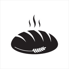 Fresh Baked Bread Loaf Icon - Bakery & Food Symbol