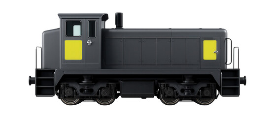 Obraz premium Wide-body diesel switcher with a reinforced frame and dual cab access