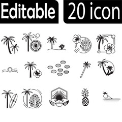 icon logo abstract floral ornament illustration black and white