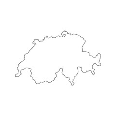 Switzerland map icon