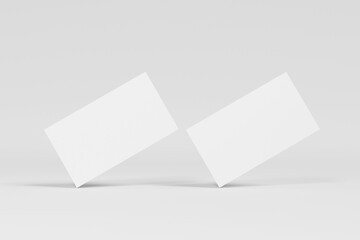 Blank business card mockup