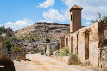 Landscape of Portman (Cartagena, Spain)