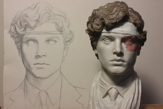 Sculptural Portrait of Benedict Cumberbatch: From Sketch to Bust