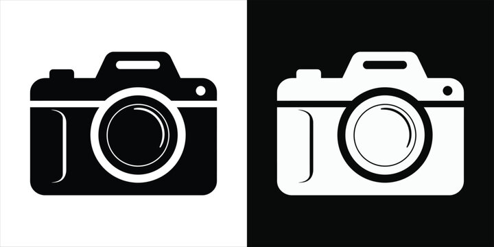 Universal Digital Camera Icon Vector Illustration Set for Photography and Creative Multimedia Applications