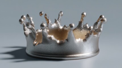Broken crown symbolizing leadership failure and fragility