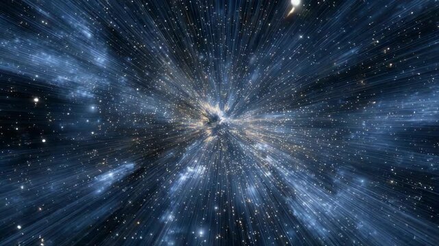 explore star fields in space star burst light
