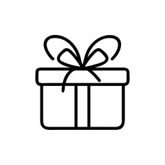 Gift box with bow png