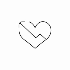 heart rate monitor icon sign vector