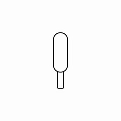 simple popsicle stick icon sign vector