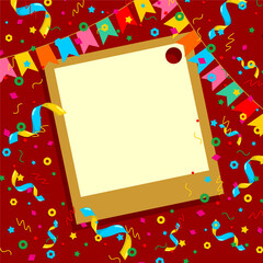  Birthday celebration card social media post background