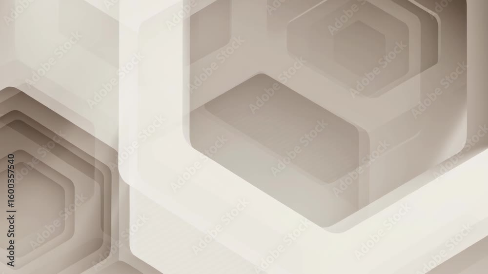 Poster abstract geometric pattern with rotating hexagons and subtle background layers for modern design pro