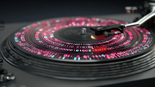 Digital record player - Powered by Adobe